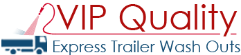 Logo, VIP Quality Express Trailer Wash Outs - Trailer Washing
